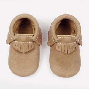 Freshly picked weathered moccasins